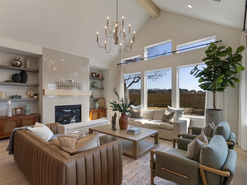Furnished interior view inside a new home in , Smithville (Image 7).