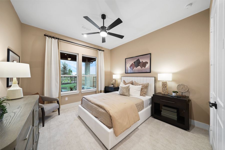 Furnished interior view inside a new home in Elyson 45' & 70', Katy (Image 18). Furnished interior view inside a new home in Elyson 45' & 70', Katy (Image 18).