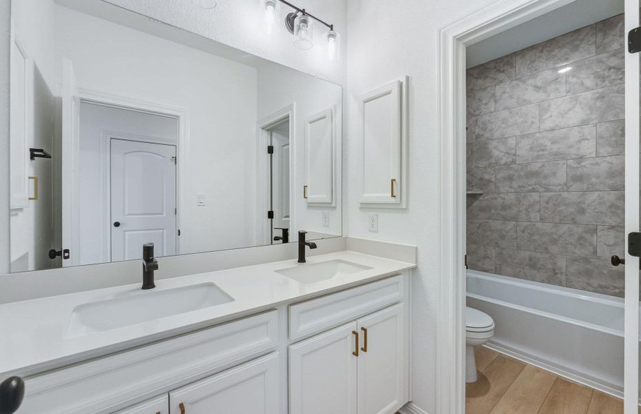 Furnished interior view inside a new home in Saddleback at Santa Rita Ranch, Liberty Hill (Image 13).