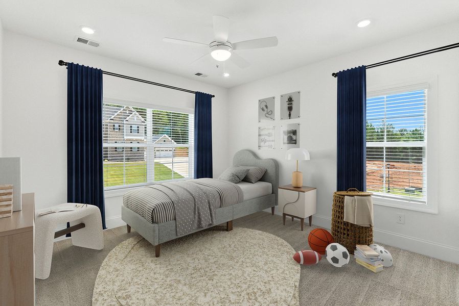 Representative furnished interior of a home built from the Rutledge II - Elite Collection by Mungo Homes in Suter Estates, Easley (Image 8).