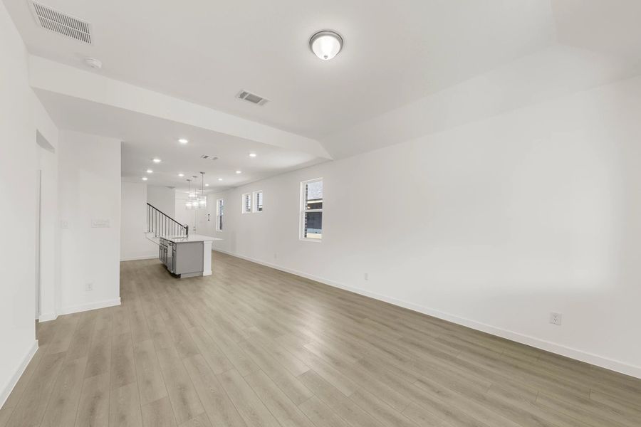 Open Kitchen-Living-Dining Room
