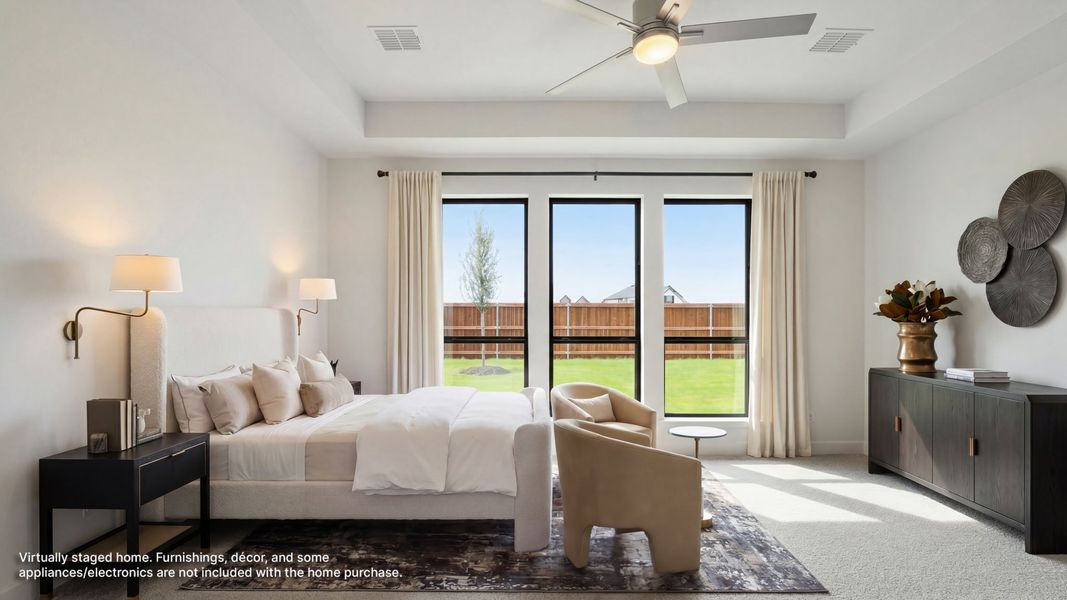 Furnished interior view inside a new home in Cambridge Crossing, Celina (Image 8).