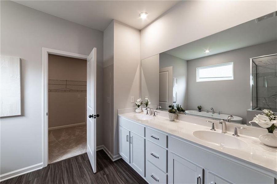 Furnished interior view inside a new home in , Canton (Image 40).