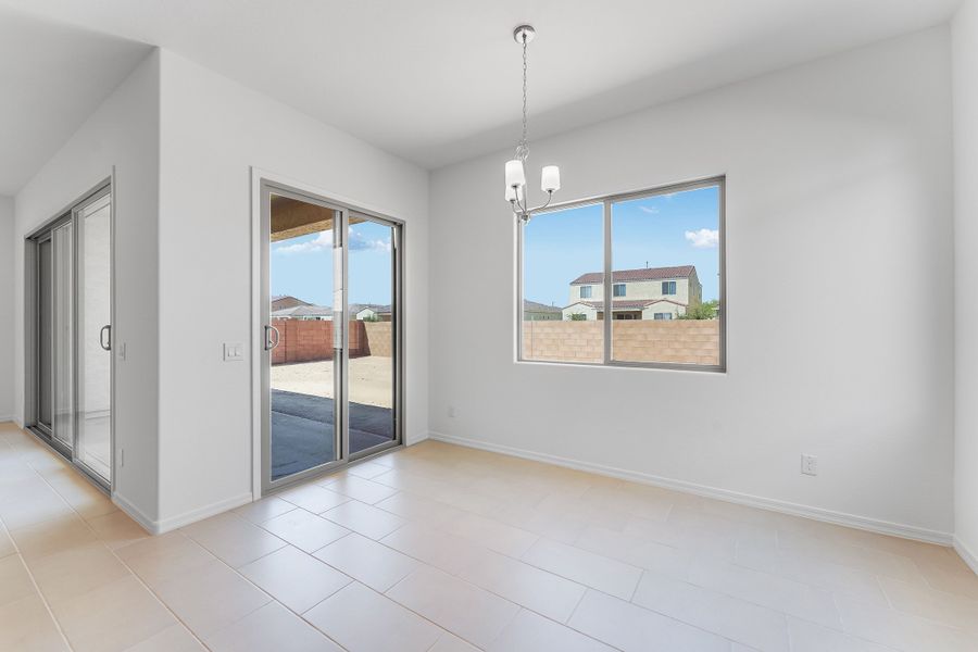 Representative unfurnished interior of a home built from the Kingston by Taylor Morrison in Combs Ranch, Queen Creek (Image 16).