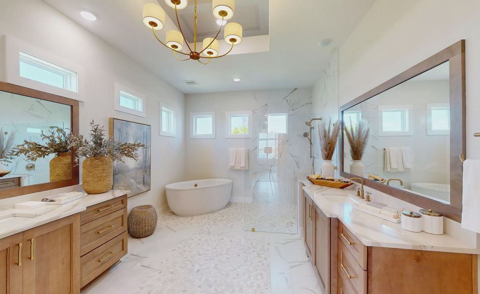 Furnished interior view inside a new home in Palmera, Venice (Image 16).