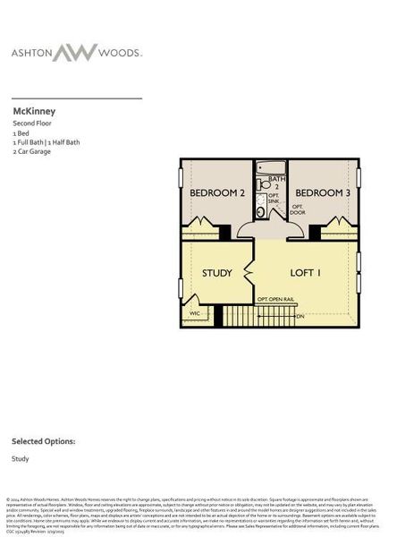 2D floor plan layout of this home in Cannon Ranch 40s, Dripping Springs, TX (Image 3).