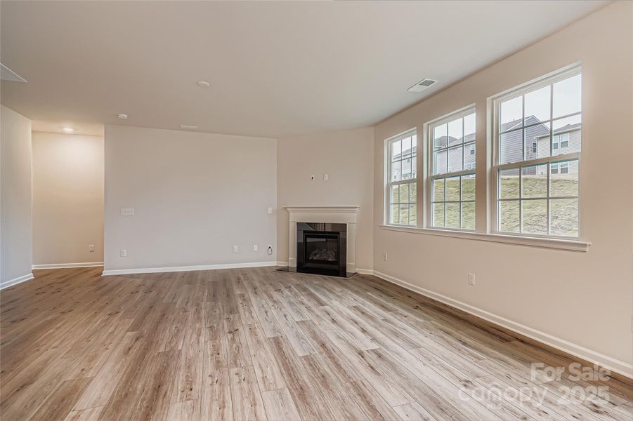 Spacious, unfurnished interior of a new home in Shannon Woods: Walk & Enclave, Maiden (Image 10).