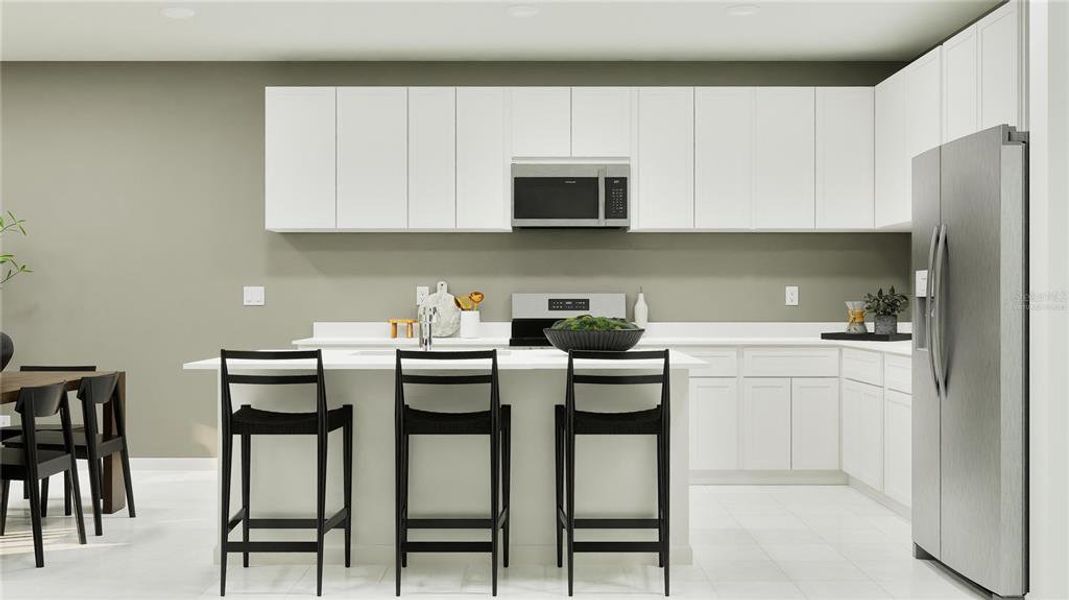 Furnished interior view inside a new home in , Davenport (Image 6).