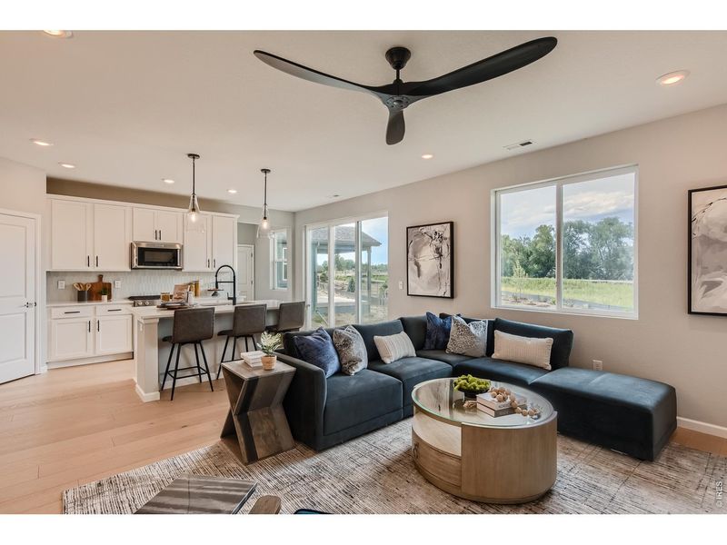 Furnished interior view inside a new home in Hidden Creek, Frederick (Image 4).
