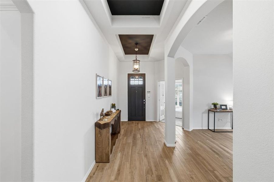 Furnished interior view inside a new home in Silo Mills - Select Series, Joshua (Image 8).