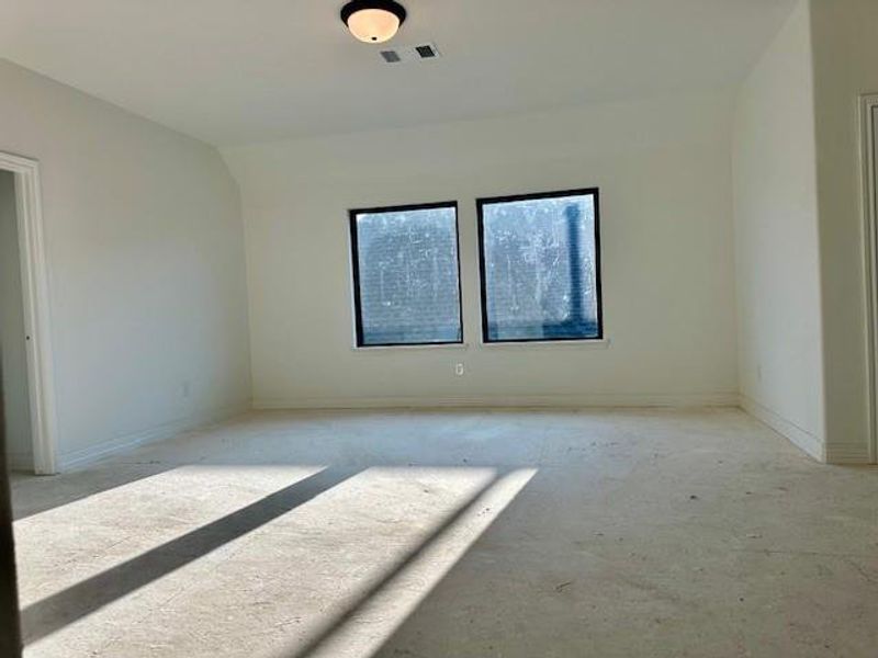 actual progress of your home.