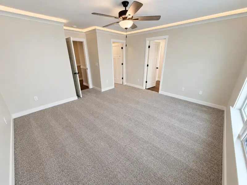 Spacious, unfurnished interior of a new home in Cleveland Meadows, Spartanburg (Image 14). Spacious, unfurnished interior of a new home in Cleveland Meadows, Spartanburg (Image 14).