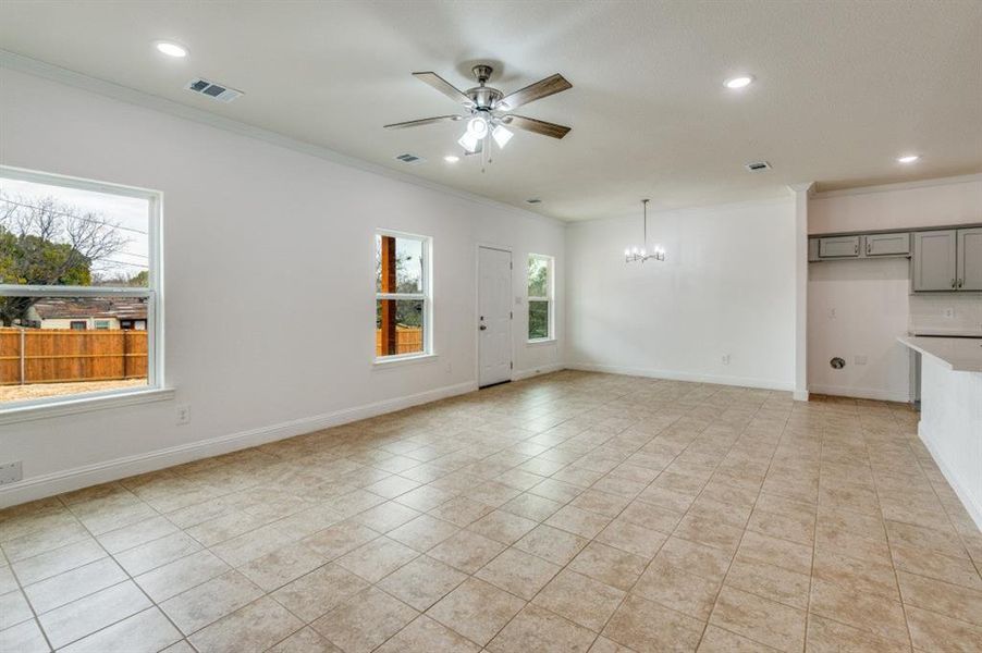 Spacious, unfurnished interior of a new home in , Fort Worth (Image 12). Spacious, unfurnished interior of a new home in , Fort Worth (Image 12).
