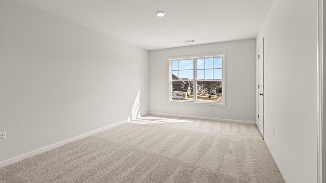 Spacious, unfurnished interior of a new home in Hamptons at Riverwood East, Dallas (Image 22).