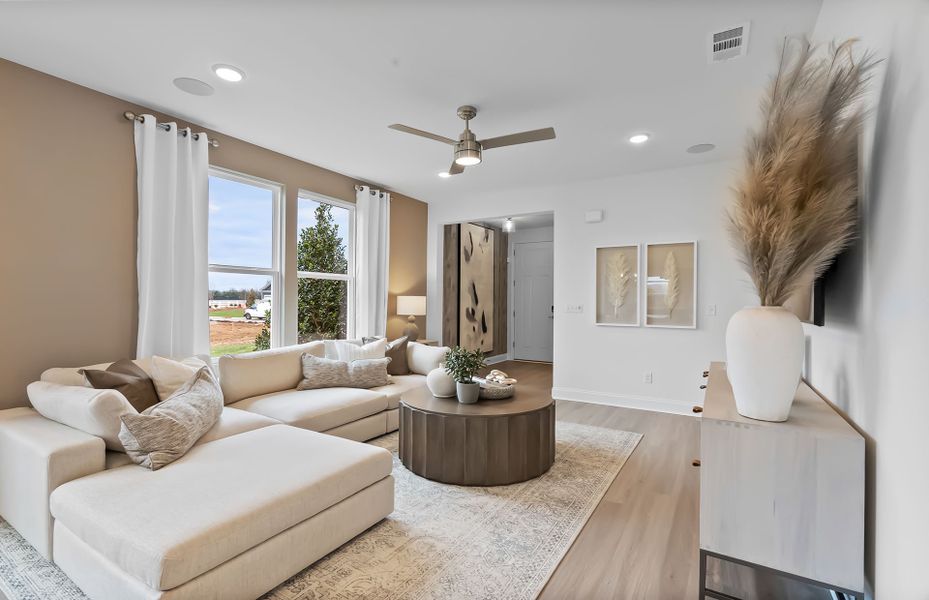 Furnished interior view inside a new home in Del Webb Southern Harmony, Murfreesboro (Image 11).