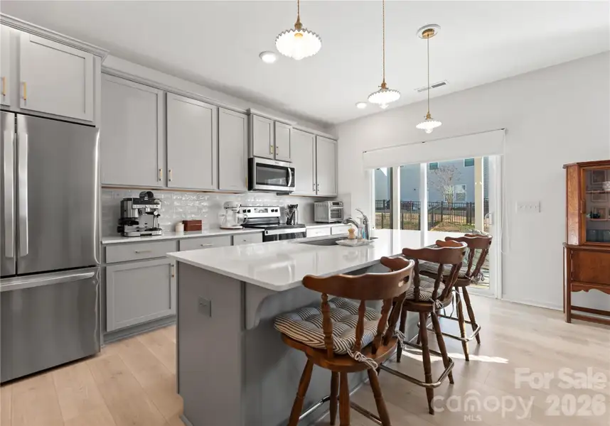 Furnished interior view inside a new home in Scotch Meadows, Monroe (Image 5).