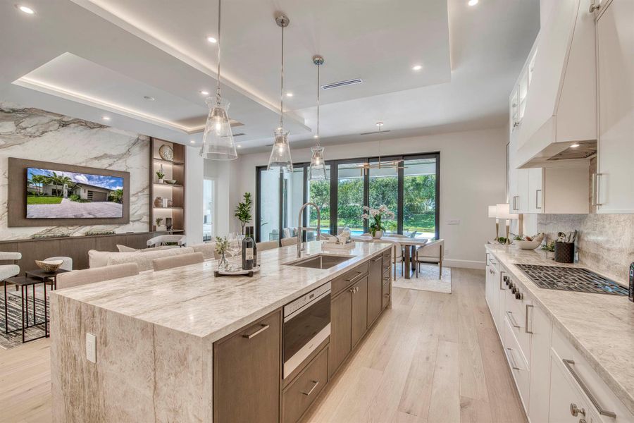 Furnished interior view inside a new home in , Palm Beach Gardens (Image 15).
