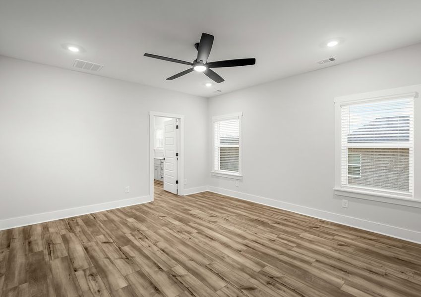 Large master bedroom.