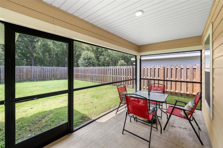 Exterior details and patio area of a home in Savannah Station, Alachua (Image 26). Exterior details and patio area of a home in Savannah Station, Alachua (Image 26).