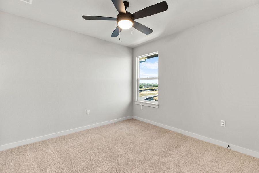 Spacious, unfurnished interior of a new home in Whisper Valley, Manor (Image 25). Spacious, unfurnished interior of a new home in Whisper Valley, Manor (Image 25).