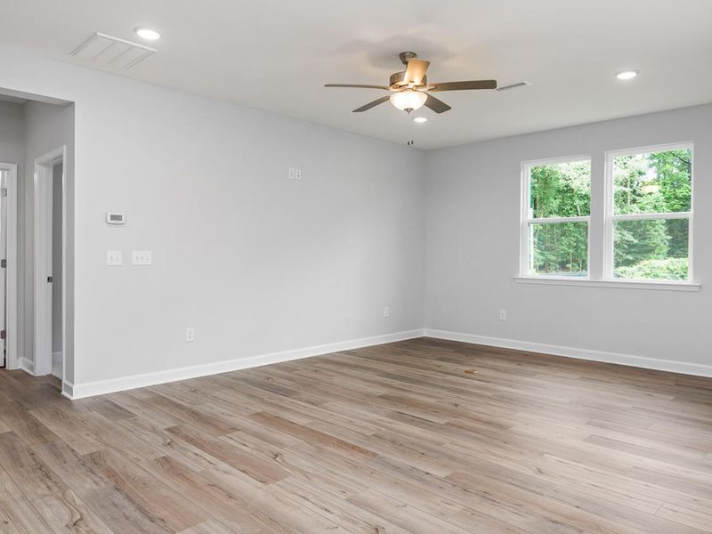 Spacious, unfurnished interior of a new home in Sage on North Main, Wake Forest (Image 15). Spacious, unfurnished interior of a new home in Sage on North Main, Wake Forest (Image 15).