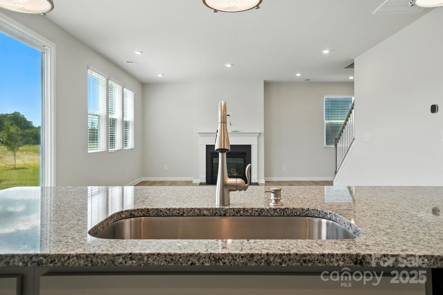 Furnished interior view inside a new home in Waxhaw Landing, Monroe (Image 10).
