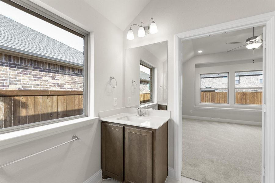 Furnished interior view inside a new home in Sutton Fields, Celina (Image 7).