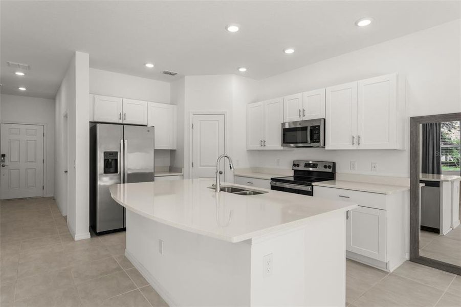 Furnished interior view inside a new home in , Kissimmee (Image 11). Furnished interior view inside a new home in , Kissimmee (Image 11).