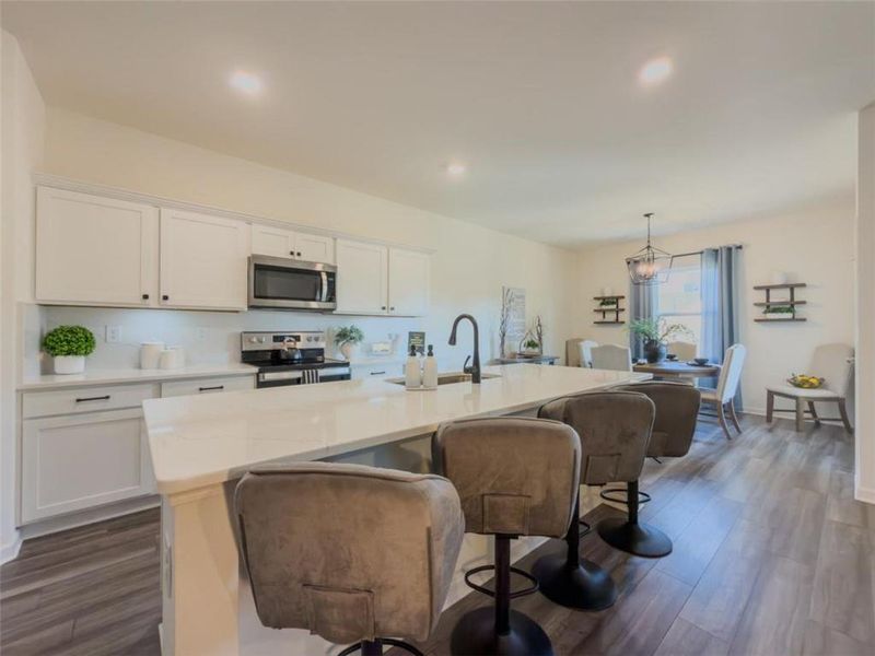 Furnished interior view inside a new home in Bentwater, Hoschton (Image 46). Furnished interior view inside a new home in Bentwater, Hoschton (Image 46).