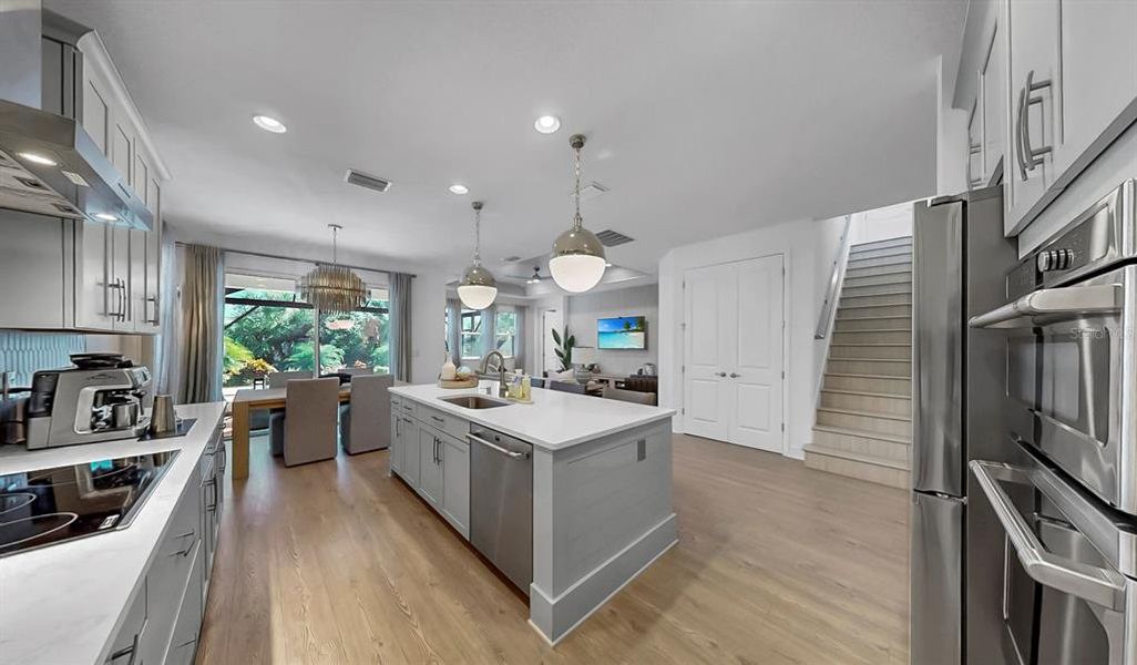Furnished interior view inside a new home in , Sarasota (Image 40).