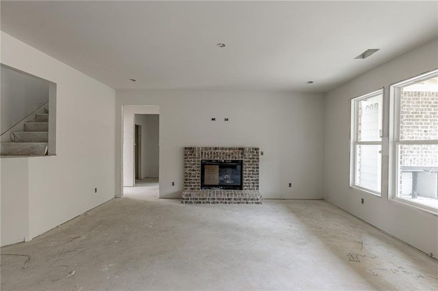 In-progress construction of a new home in , Buford, GA (Image 17).