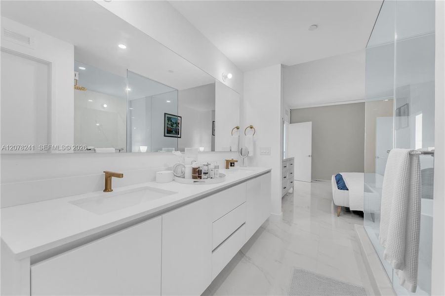 Furnished interior view inside a new home in Aria Reserve, Miami (Image 9). Furnished interior view inside a new home in Aria Reserve, Miami (Image 9).