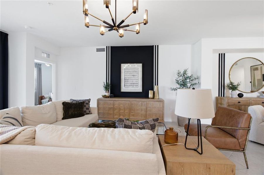 Furnished interior view inside a new home in , Lakewood Ranch (Image 42).