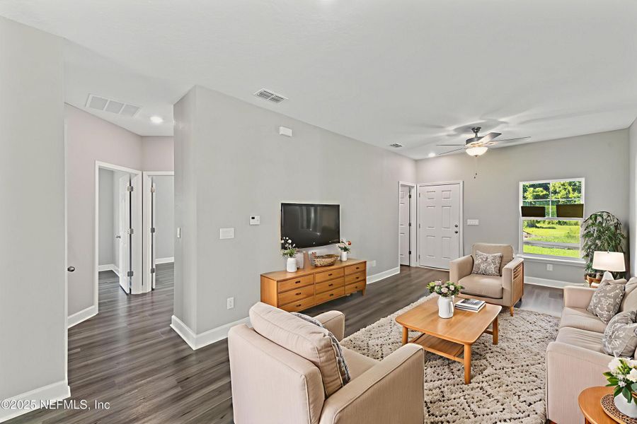 Furnished interior view inside a new home in , Jacksonville (Image 9).