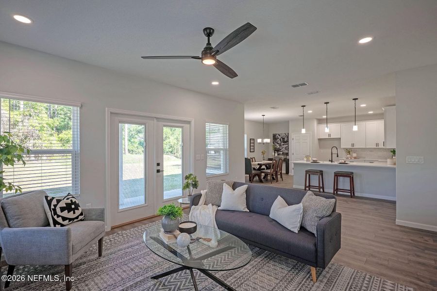 Furnished interior view inside a new home in , St. Johns (Image 37).