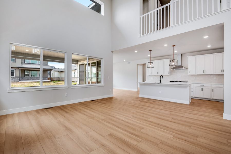 Spacious, unfurnished interior of a new home in The Aurora Highlands, Aurora (Image 20). Spacious, unfurnished interior of a new home in The Aurora Highlands, Aurora (Image 20).