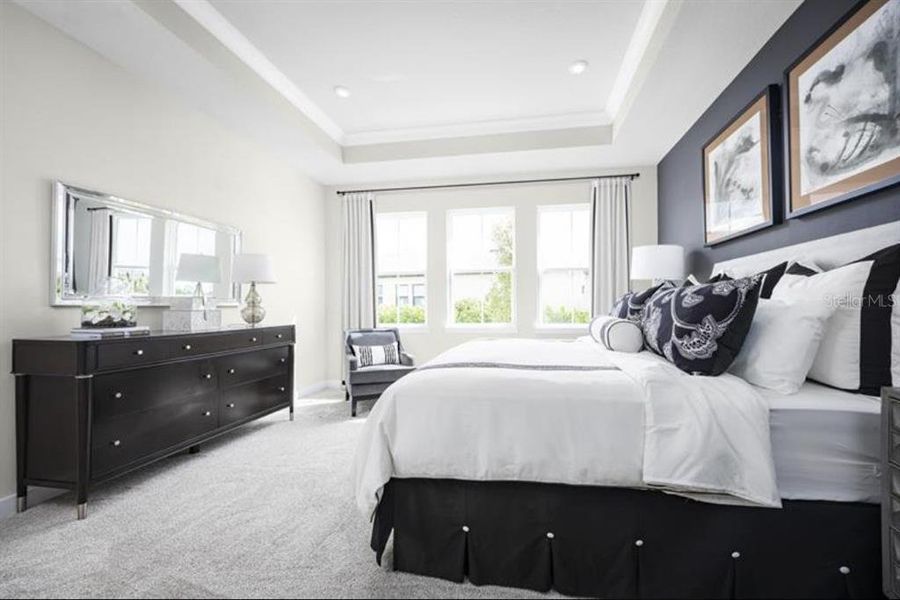 Furnished interior view inside a new home in Malabar Springs, Palm Bay (Image 13).