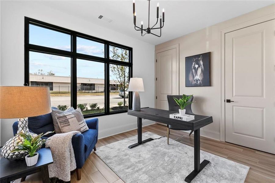 Furnished interior view inside a new home in , Chamblee (Image 16).