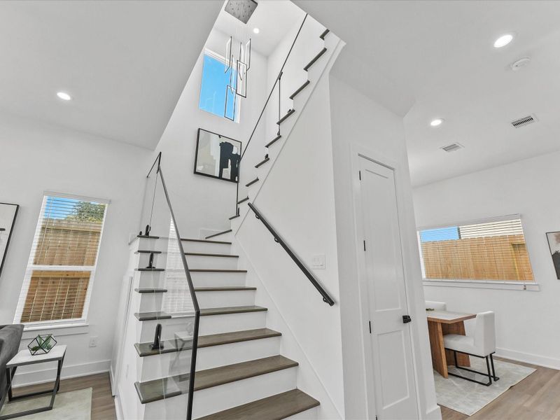 Furnished interior view inside a new home in , Houston (Image 6).