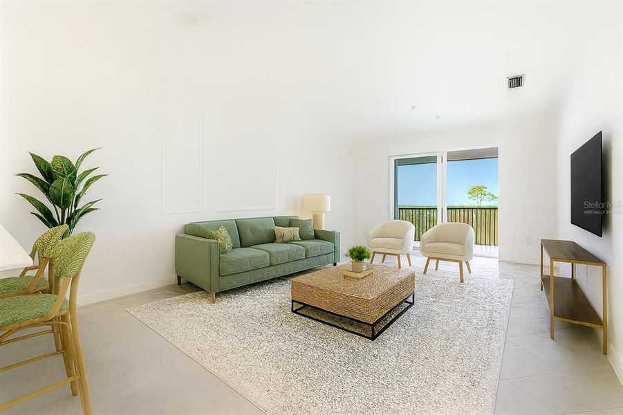 Furnished interior view inside a new home in , Punta Gorda (Image 10).