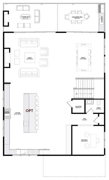 2D floor plan layout of this home in Echo at Crabapple, Milton, GA (Image 3). 2D floor plan layout of this home in Echo at Crabapple, Milton, GA (Image 3).