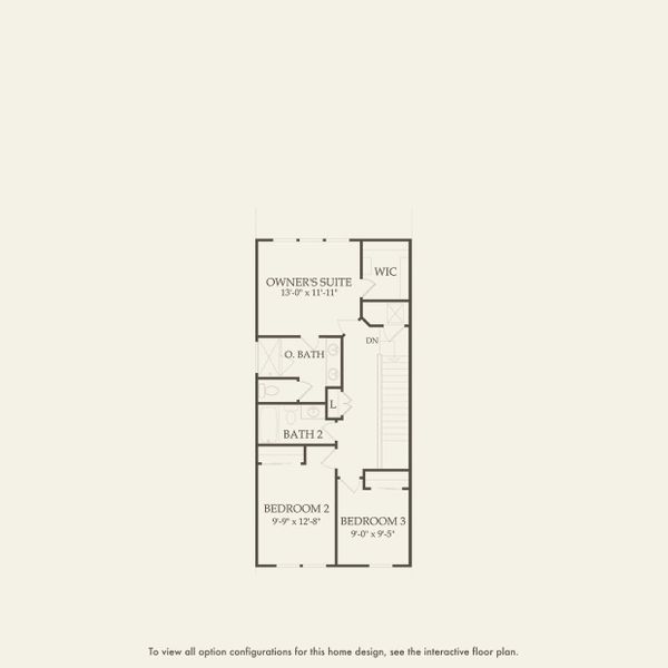 2D floor plan layout for the Foxtail - Exterior Unit by Pulte Homes in Silverleaf Oaks, Winter Garden, FL (Image 4).