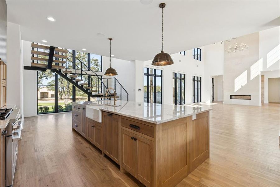 Furnished interior view inside a new home in , Weatherford (Image 8).
