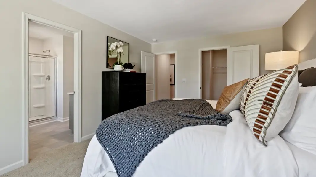 Furnished interior view inside a new home in Chapel Townes, Raleigh (Image 17).