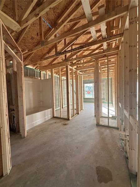 In-progress construction of a new home in Densan Park, Oxford, FL (Image 25).