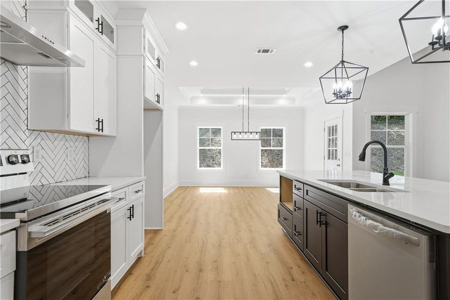 Furnished interior view inside a new home in , Rydal (Image 9).