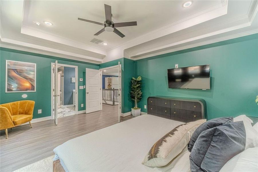 Furnished interior view inside a new home in , Snellville (Image 46).