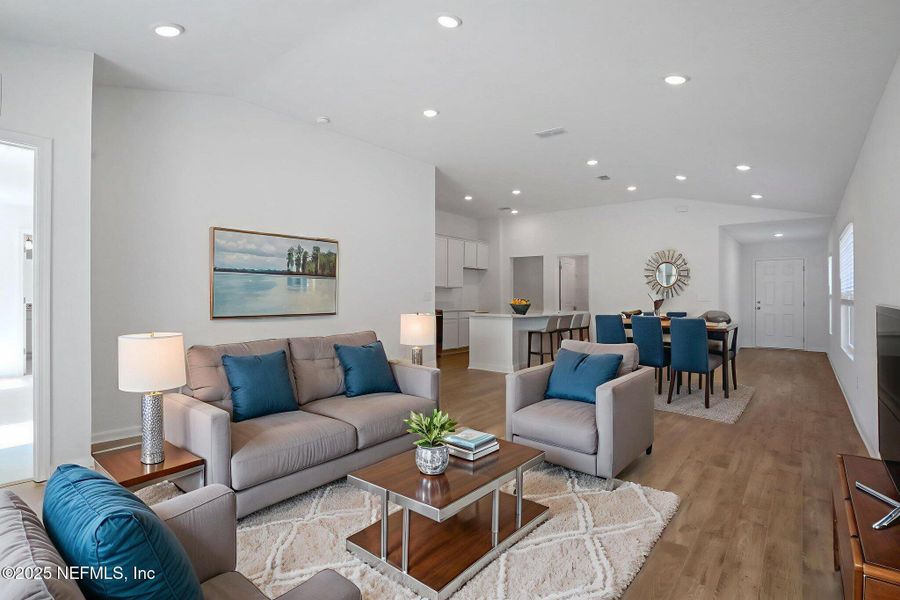 Furnished interior view inside a new home in Wilford Oaks, Orange Park (Image 12).