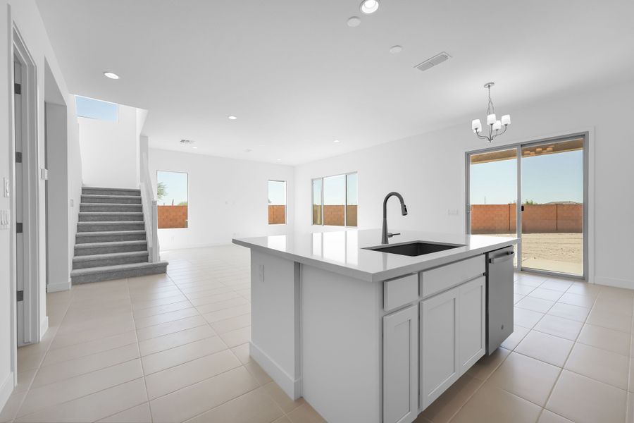 Representative furnished interior of a home built from the Lowell by Taylor Morrison in Combs Ranch Landmark Collection, San Tan Valley (Image 8).