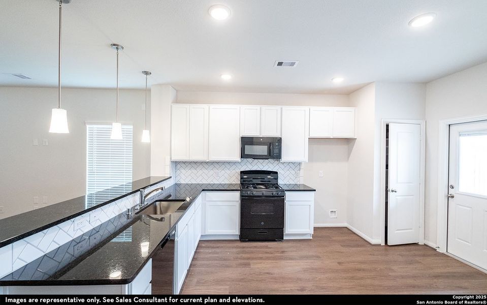 Furnished interior view inside a new home in Hennersby Hollow, San Antonio (Image 3). Furnished interior view inside a new home in Hennersby Hollow, San Antonio (Image 3).